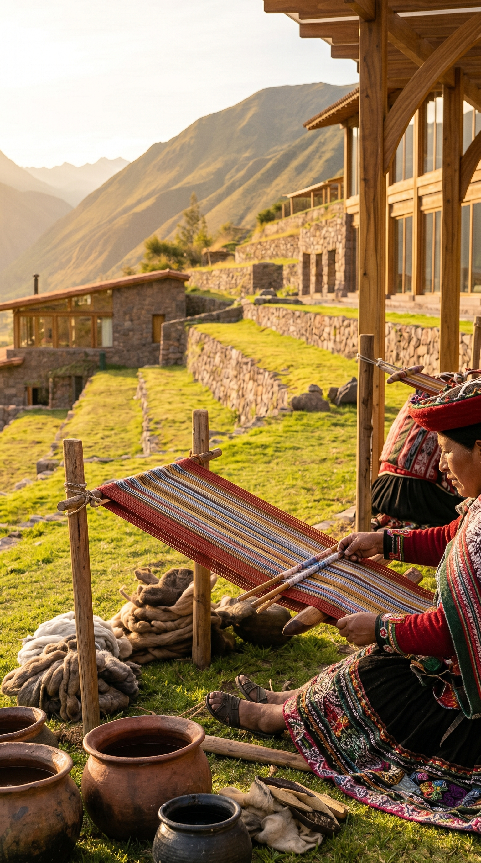 Textilería artesanal en el Valle Sagrado